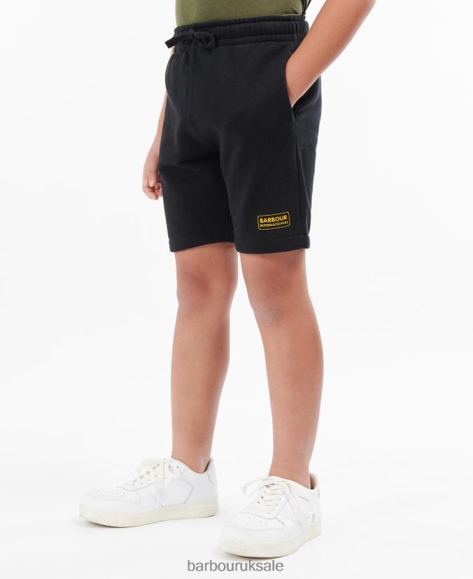 Essential Sweat Shorts Barbour Boys R08LB62529 Clothing Grey Marl - Click Image to Close