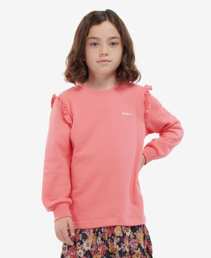 Lyla Dress Barbour Girls R08LB62570 Clothing Pink Punch