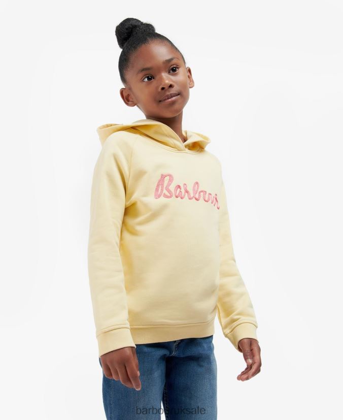 Otterburn Hoodie Barbour Girls R08LB62572 Clothing Primrose - Click Image to Close