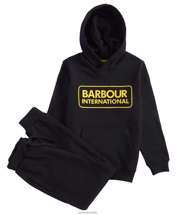 Staple Tracksuit Barbour Boys R08LB62539 Clothing Classic Black