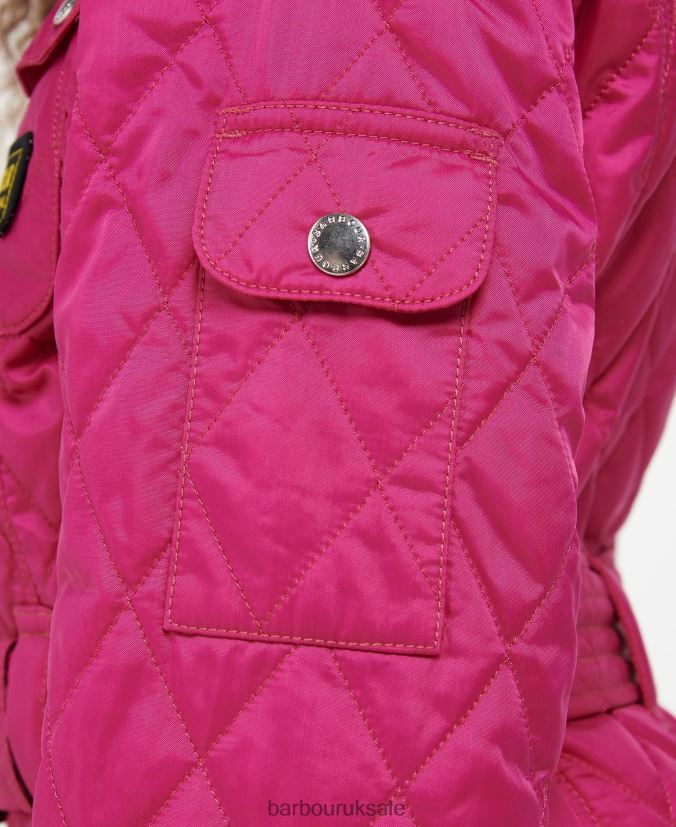 Flyweight International Quilted Jacket Barbour Girls R08LB62544 Clothing Black