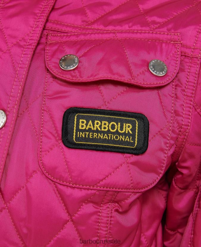 Flyweight International Quilted Jacket Barbour Girls R08LB62544 Clothing Black