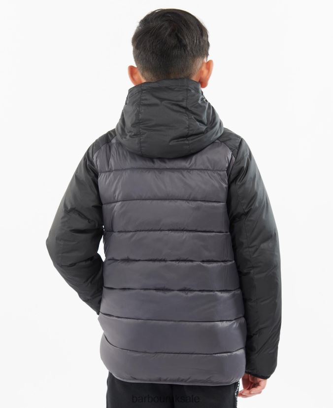 Hooded Dulwich Quilted Jacket Barbour Boys R08LB62479 Clothing Navy