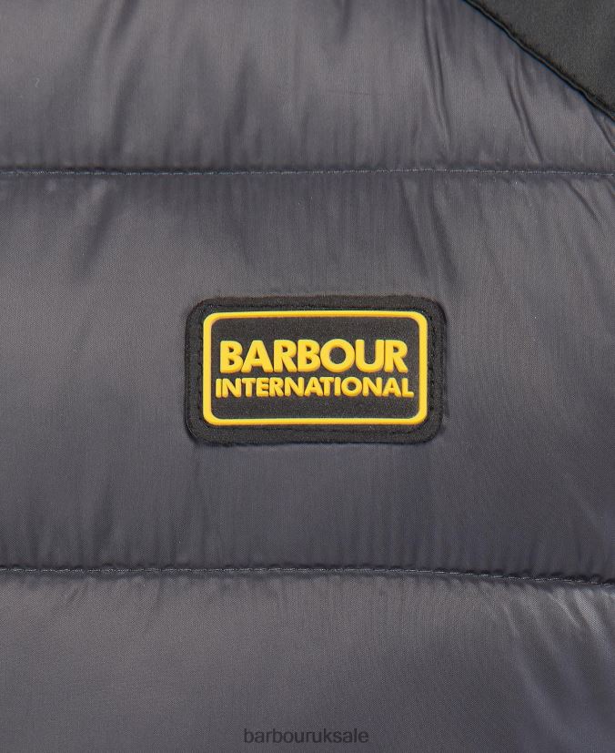 Hooded Dulwich Quilted Jacket Barbour Boys R08LB62479 Clothing Navy