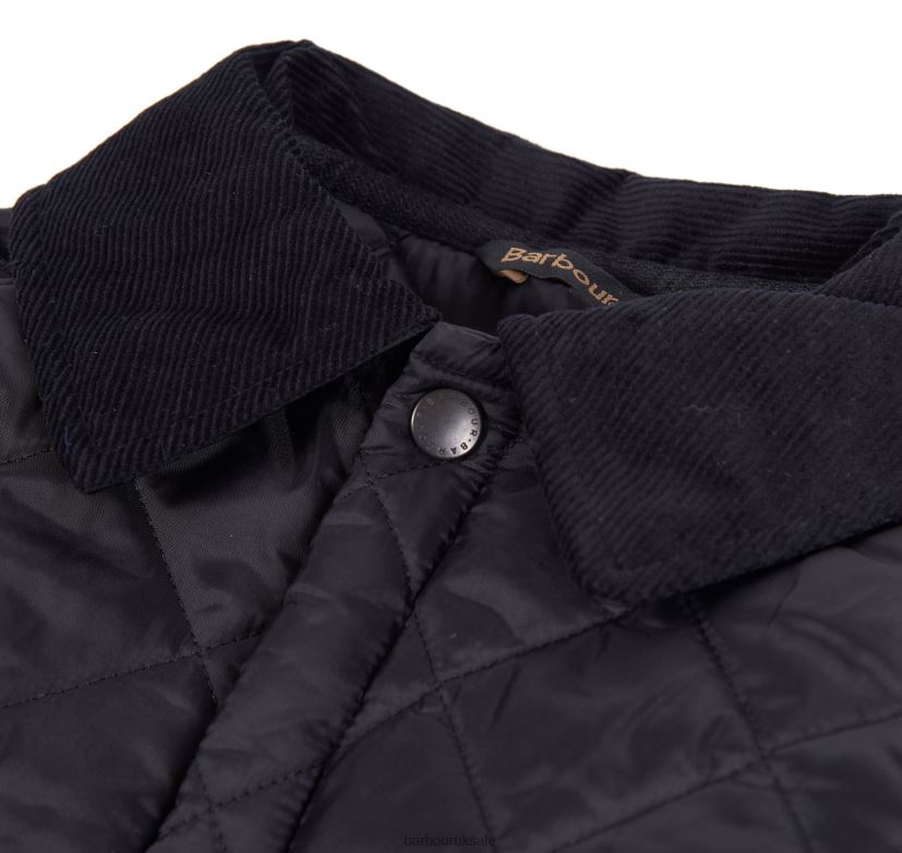 Liddesdale Quilted Jacket Barbour Boys R08LB62478 Clothing Black