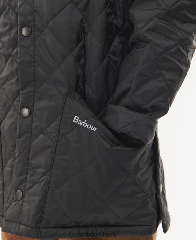 Liddesdale Quilted Jacket Barbour Boys R08LB62478 Clothing Black