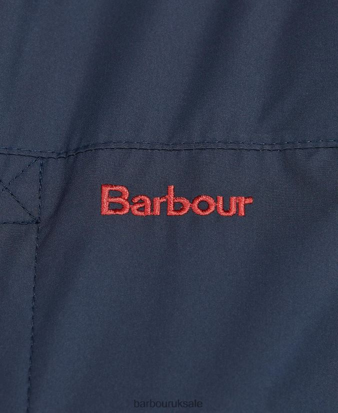 Kenton Showerproof Jacket Barbour Boys R08LB62493 Clothing Classic Navy