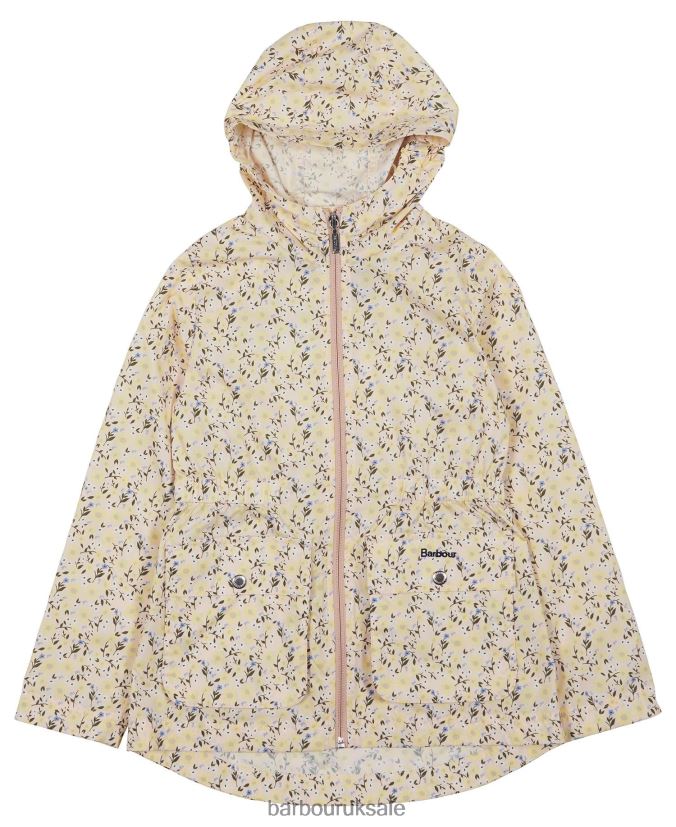 Printed Maara Showerproof Jacket Barbour Girls R08LB62553 Clothing Ditsy Sunflower