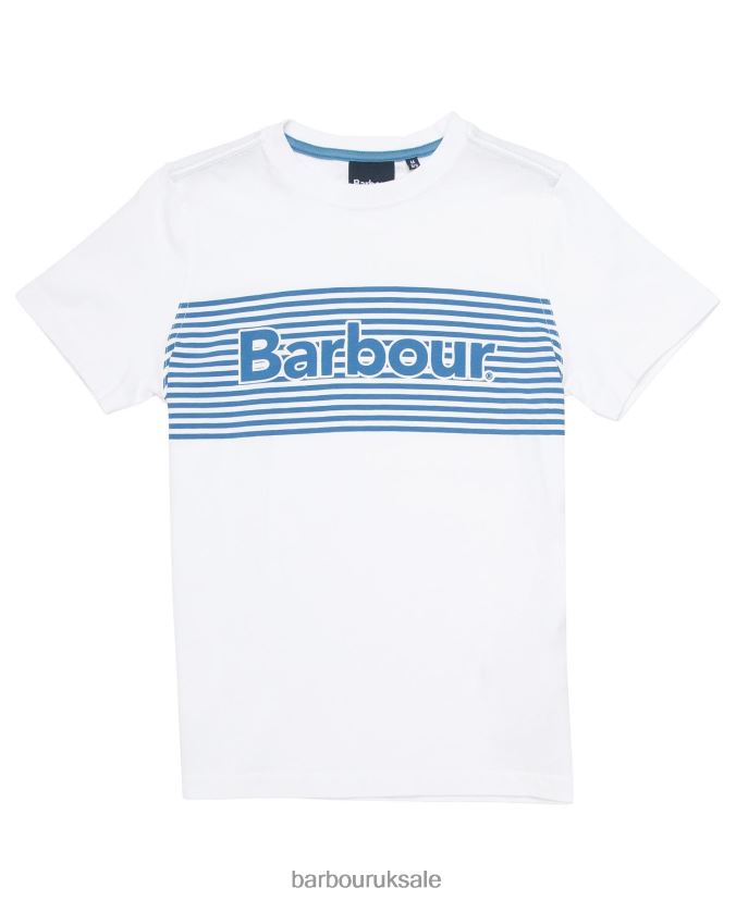 Bay T-Shirt Barbour Boys R08LB62510 Clothing White