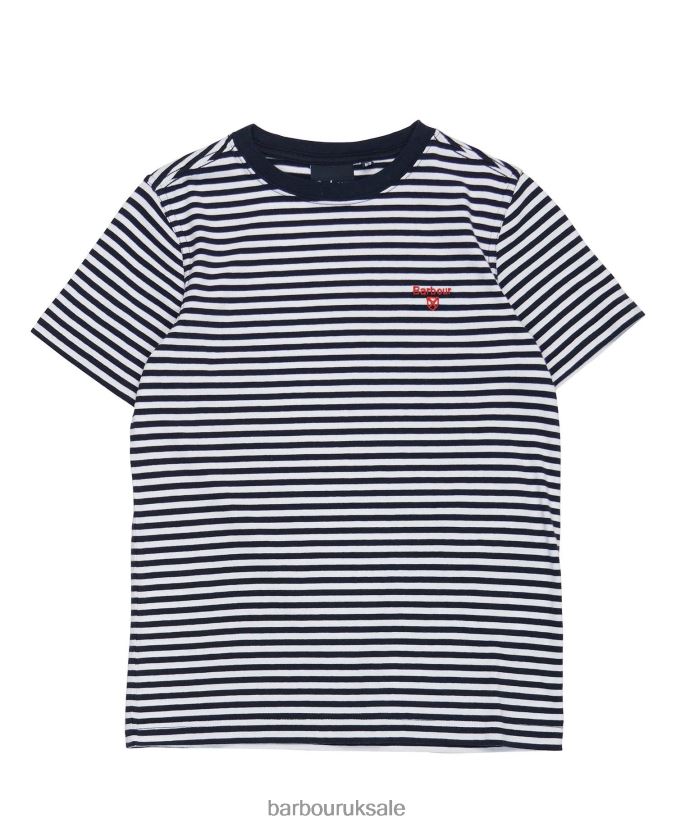 Blake T-Shirt Barbour Boys R08LB62507 Clothing Classic Navy