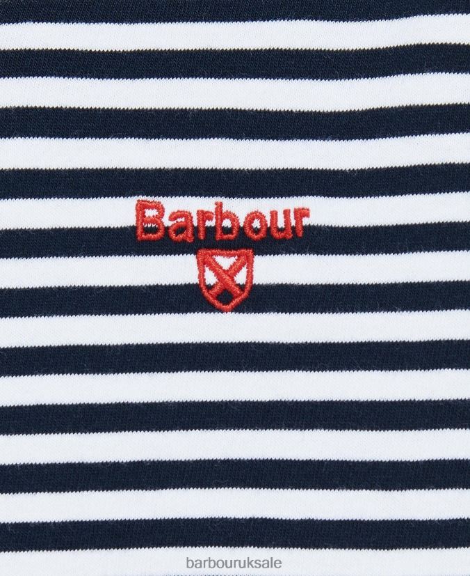 Blake T-Shirt Barbour Boys R08LB62507 Clothing Classic Navy