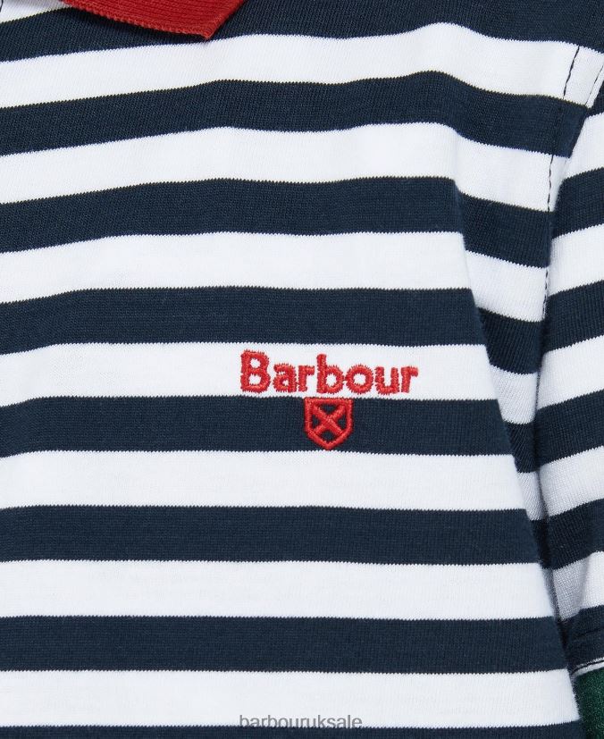 Earle Polo Shirt Barbour Boys R08LB62500 Clothing Classic Navy