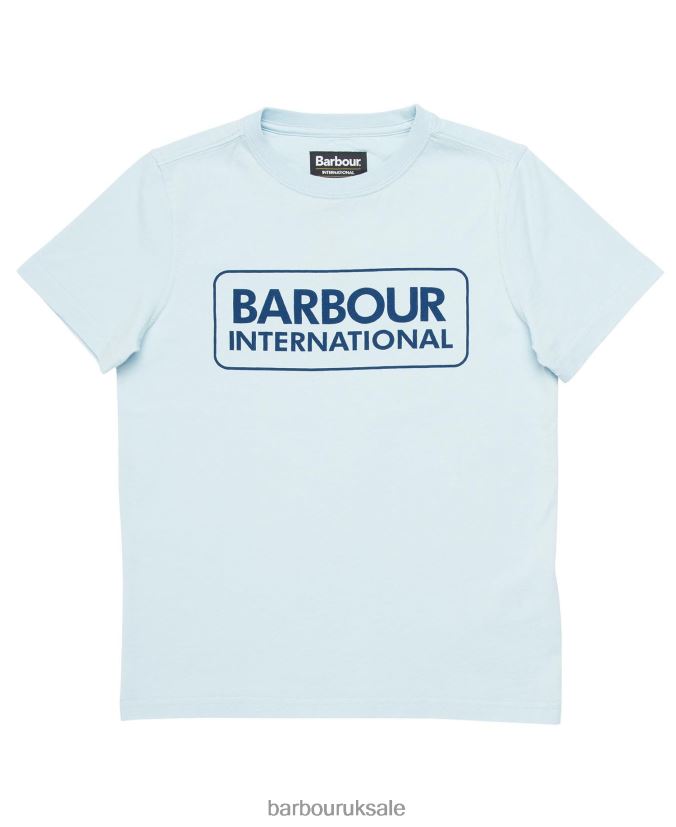 Essential Logo T-Shirt Barbour Boys R08LB62537 Clothing Grey Marl