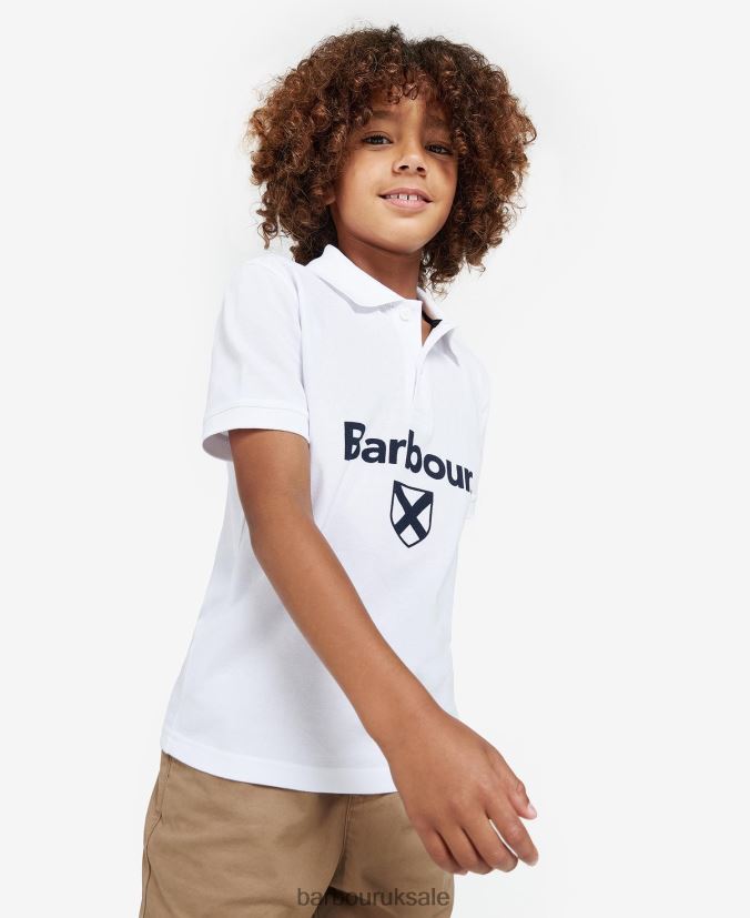 Floyd Polo Shirt Barbour Boys R08LB62506 Clothing Classic Navy