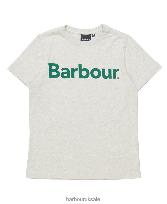 Logo T-Shirt Barbour Boys R08LB62503 Clothing Navy