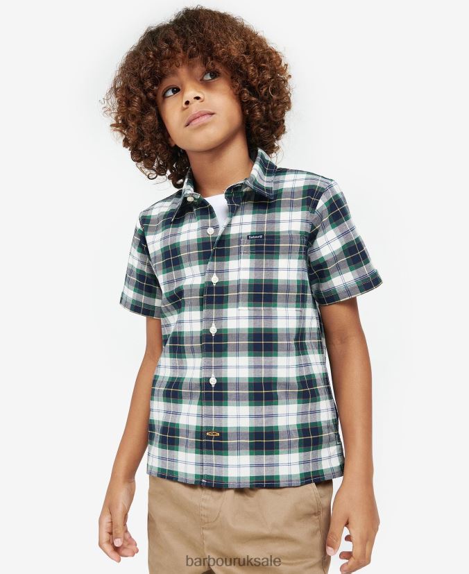 Oxbridge Tartan Shirt Barbour Boys R08LB62515 Clothing Summer Ivy Tartan - Click Image to Close