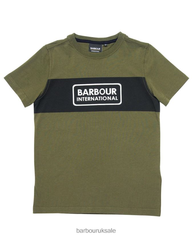 Panel T-Shirt Barbour Boys R08LB62534 Clothing Cargo