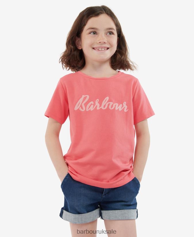 Rebecca T-Shirt Barbour Girls R08LB62568 Clothing Navy