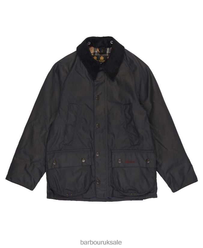 Bedale Waxed Jacket Barbour Boys R08LB62473 Clothing Navy