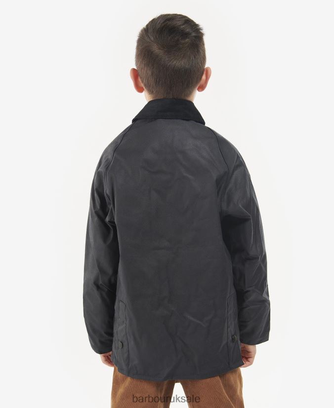 Bedale Waxed Jacket Barbour Boys R08LB62473 Clothing Navy