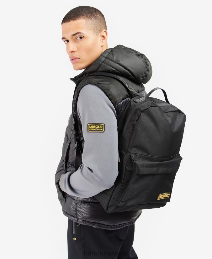 Knockhill Backpack Barbour Men R08LB62190 Accessories Black - Click Image to Close