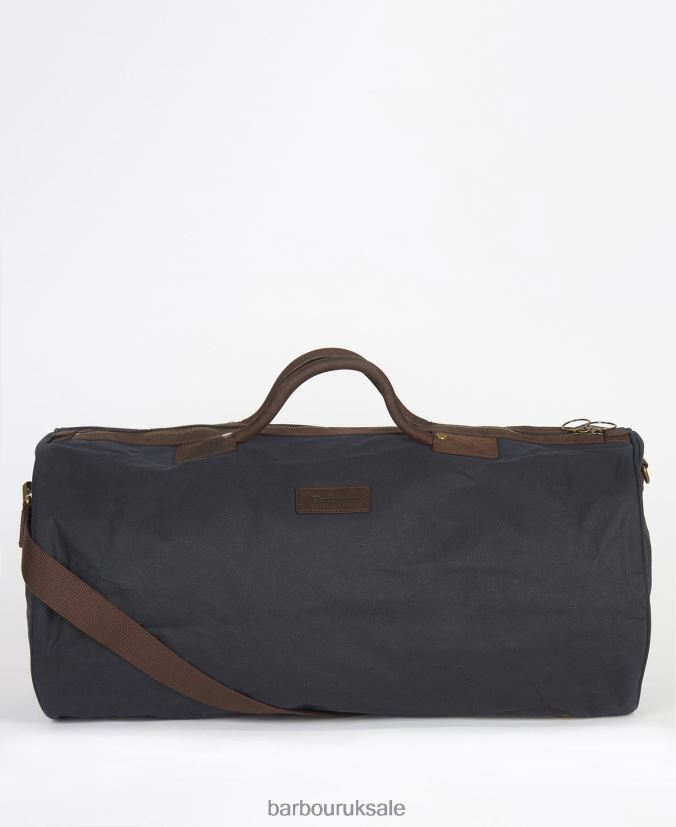 Wax Holdall Barbour Men R08LB62180 Accessories Navy - Click Image to Close