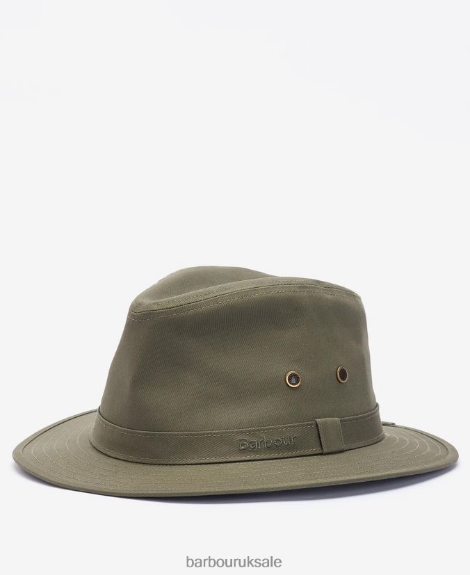 Dawson Safari Hat Barbour Men R08LB62248 Accessories Sandstone - Click Image to Close