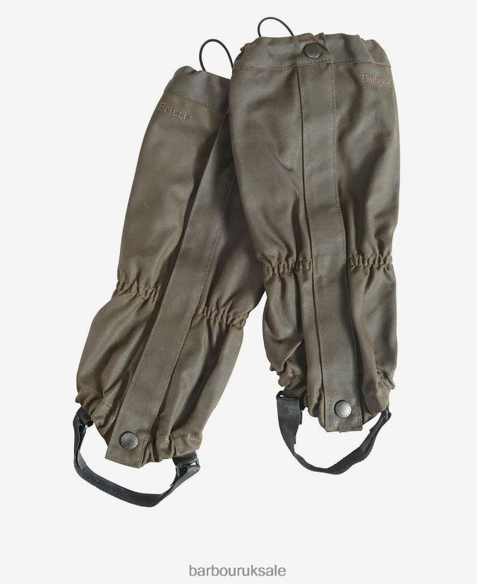 Wax Cotton Gaiters Barbour Men R08LB61364 Accessories Olive