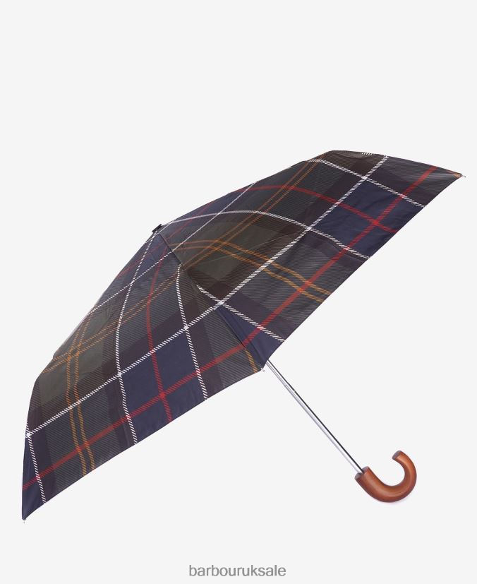 Tartan Mini Umbrella Barbour Men R08LB62373 Accessories Classic - Click Image to Close