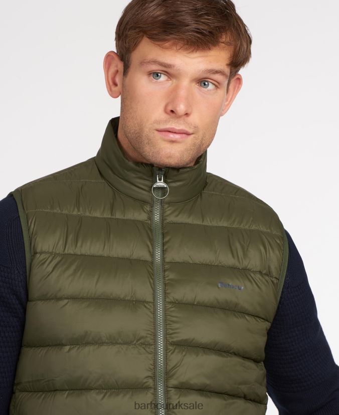 Bretby Gilet Barbour Men R08LB6231 Clothing Olive - Click Image to Close