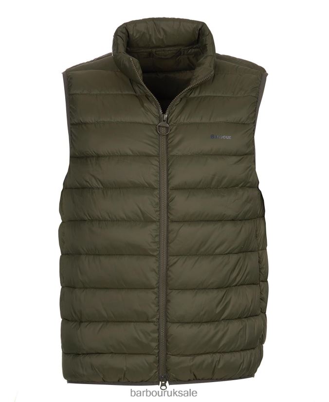 Bretby Gilet Barbour Men R08LB6231 Clothing Olive