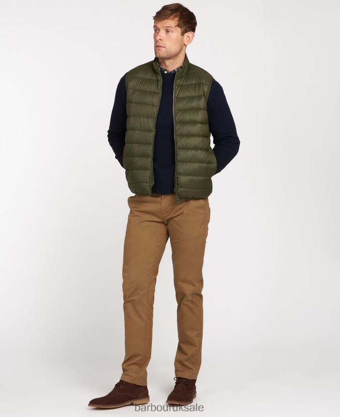 Bretby Gilet Barbour Men R08LB6231 Clothing Olive