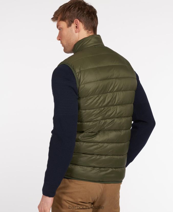 Bretby Gilet Barbour Men R08LB6231 Clothing Olive