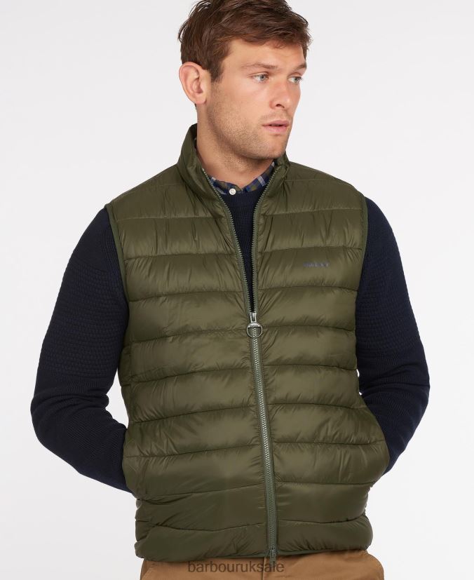 Bretby Gilet Barbour Men R08LB6231 Clothing Olive