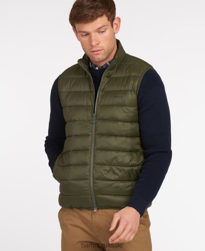 Bretby Gilet Barbour Men R08LB6231 Clothing Olive