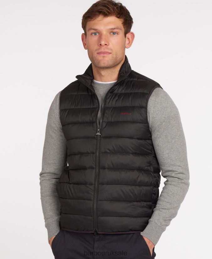 Bretby Gilet Barbour Men R08LB6239 Clothing Black