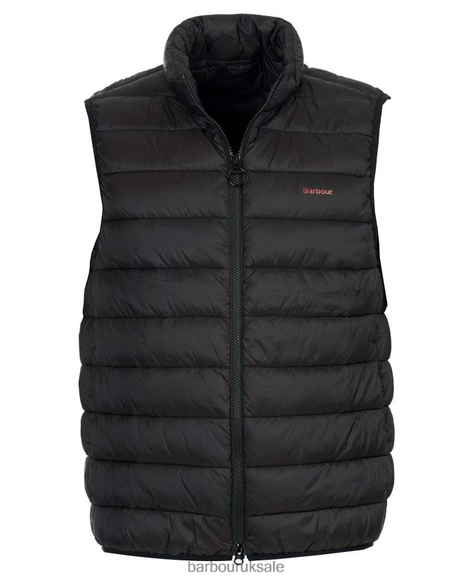 Bretby Gilet Barbour Men R08LB6239 Clothing Black