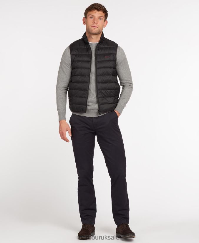 Bretby Gilet Barbour Men R08LB6239 Clothing Black