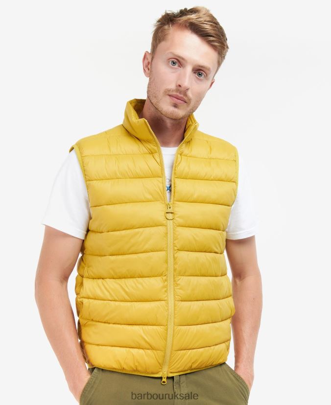 Bretby Gilet Barbour Men R08LB6281 Clothing Camber Yellow