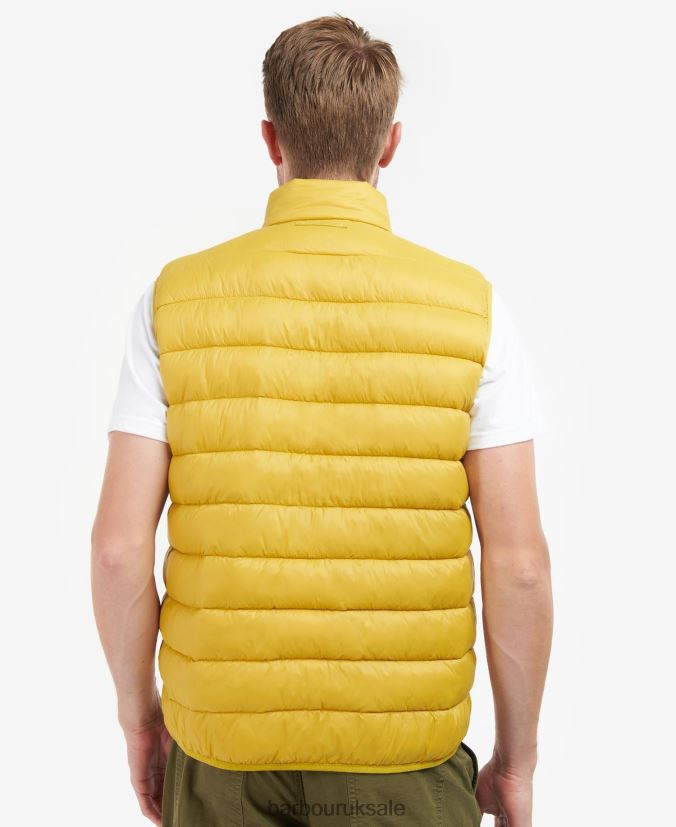 Bretby Gilet Barbour Men R08LB6281 Clothing Camber Yellow