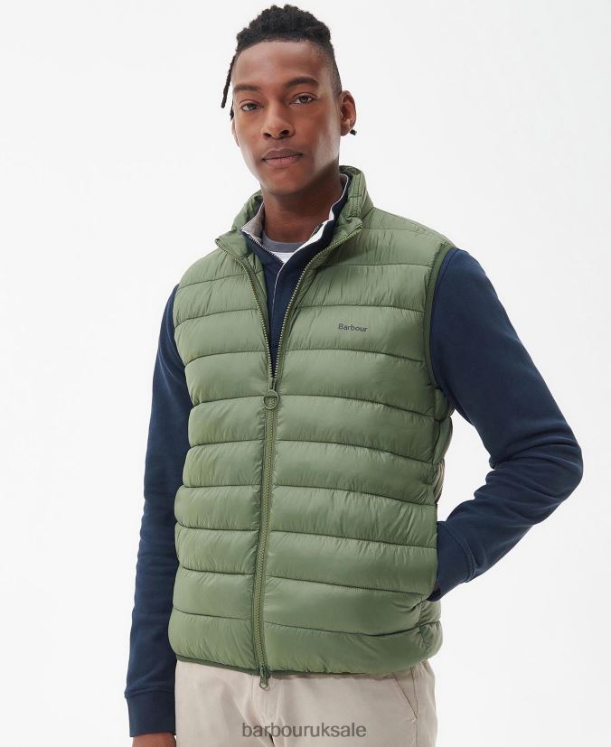 Bretby Quilted Gilet Barbour Men R08LB6245 Clothing Olivine - Click Image to Close