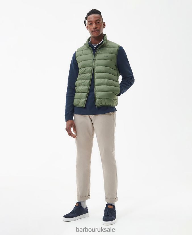 Bretby Quilted Gilet Barbour Men R08LB6245 Clothing Olivine