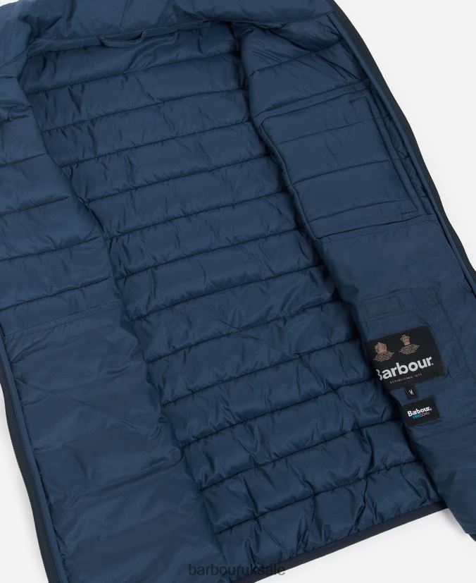 Burnall Gilet Barbour Men R08LB6268 Clothing Classic Navy