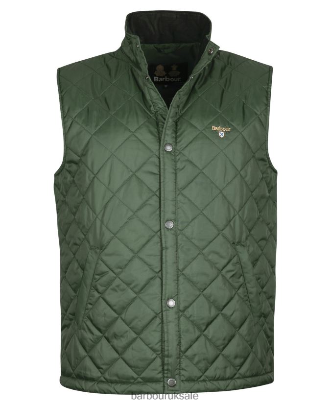 Crest Gilet Barbour Men R08LB6238 Clothing Navy