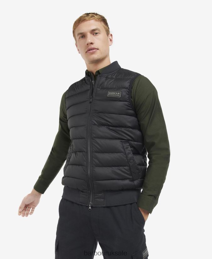 Elgin Quilted Gilet Barbour Men R08LB6266 Clothing Olive