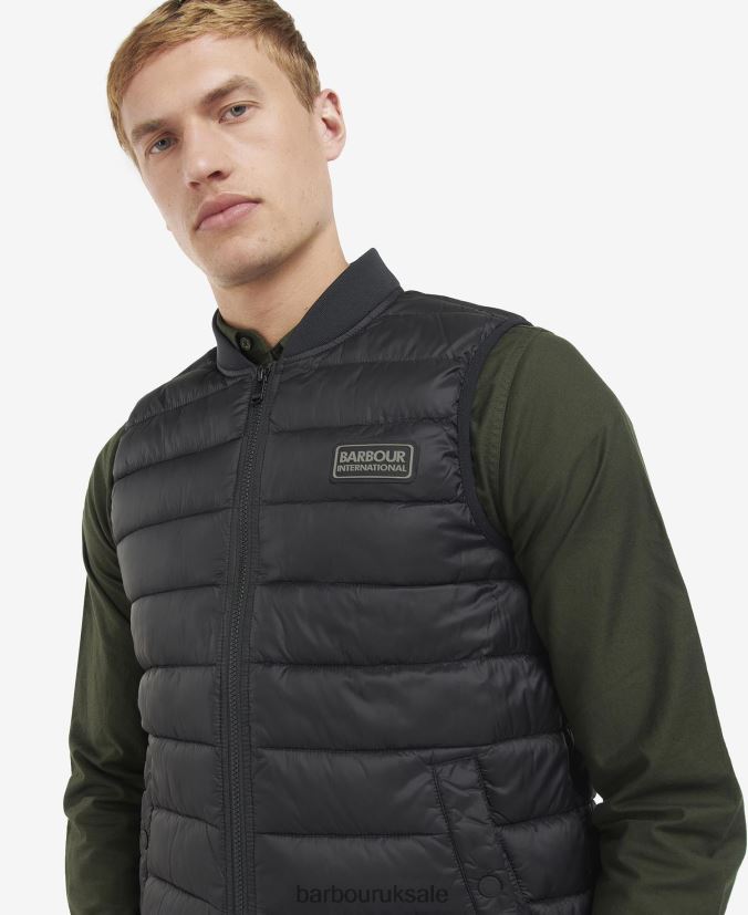 Elgin Quilted Gilet Barbour Men R08LB6266 Clothing Olive