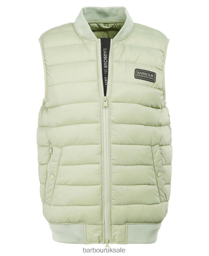 Elgin Quilted Gilet Barbour Men R08LB6272 Clothing Olive