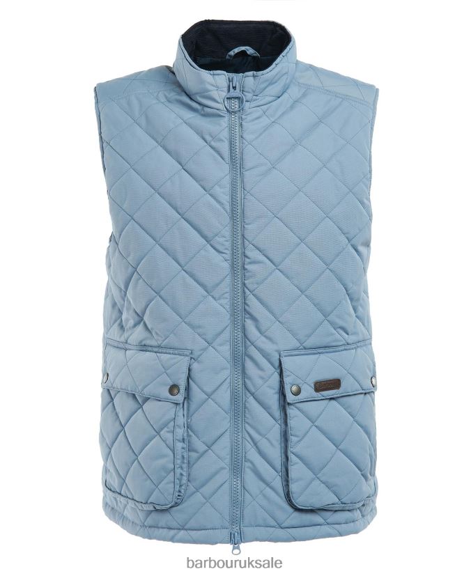 Fernwood Quilted Gilet Barbour Men R08LB6265 Clothing Navy