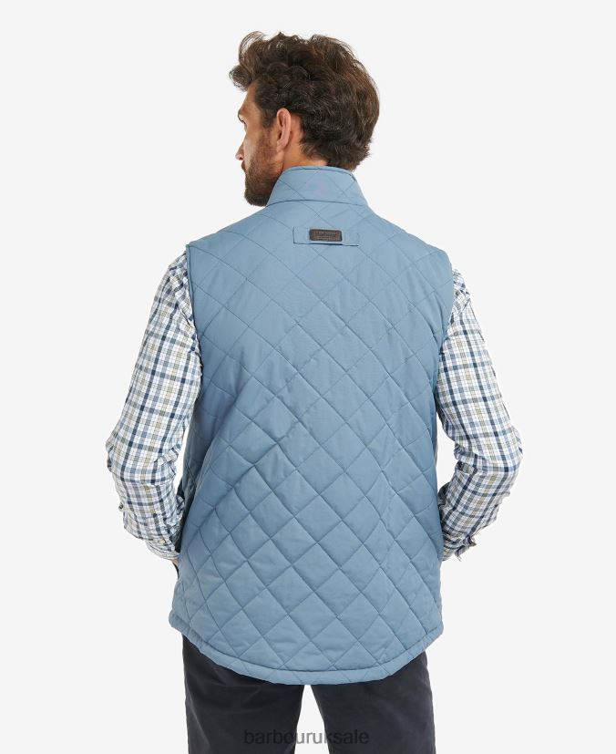 Fernwood Quilted Gilet Barbour Men R08LB6265 Clothing Navy