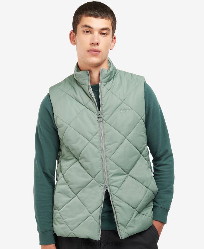 Finchley Quilted Gilet Barbour Men R08LB6244 Clothing Classic Navy